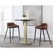 Astra 31.5 inch Black / Cinnamon Brown Counter Stool